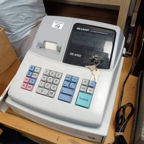 Sharp xe-a102 cash register