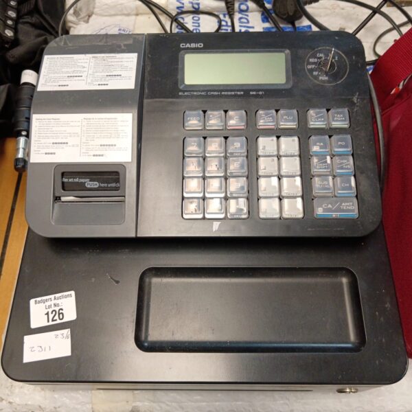 Casio se-g1 cash register