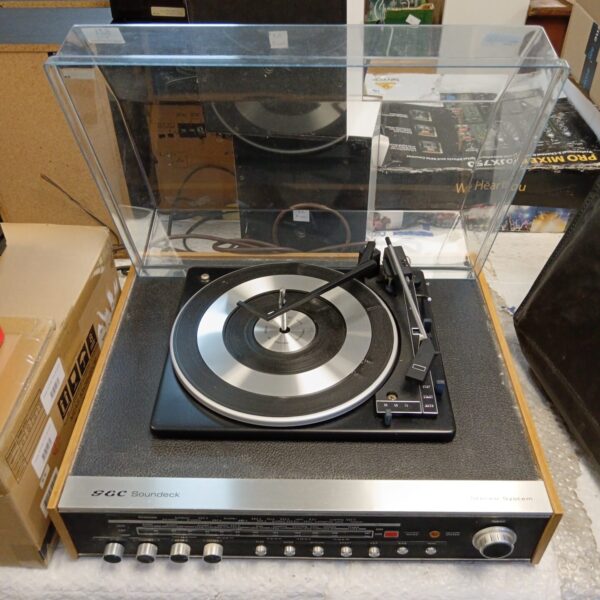 Gec soundeck stereo system record player radio