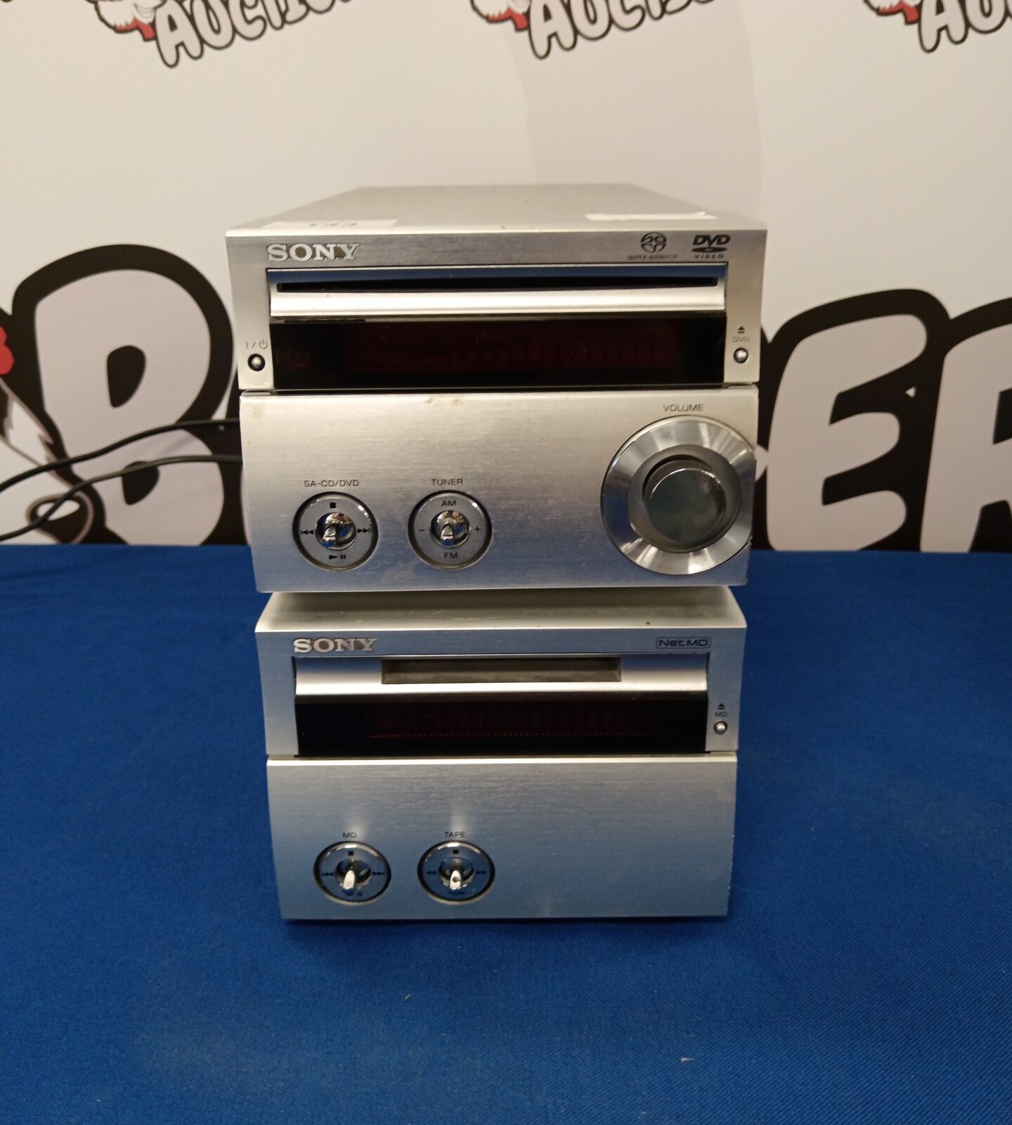Sony netmd minidisk & super amplifier