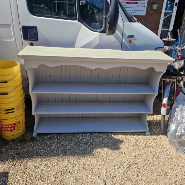 Grey painted welsh dresser top W56”/D13”/H39”