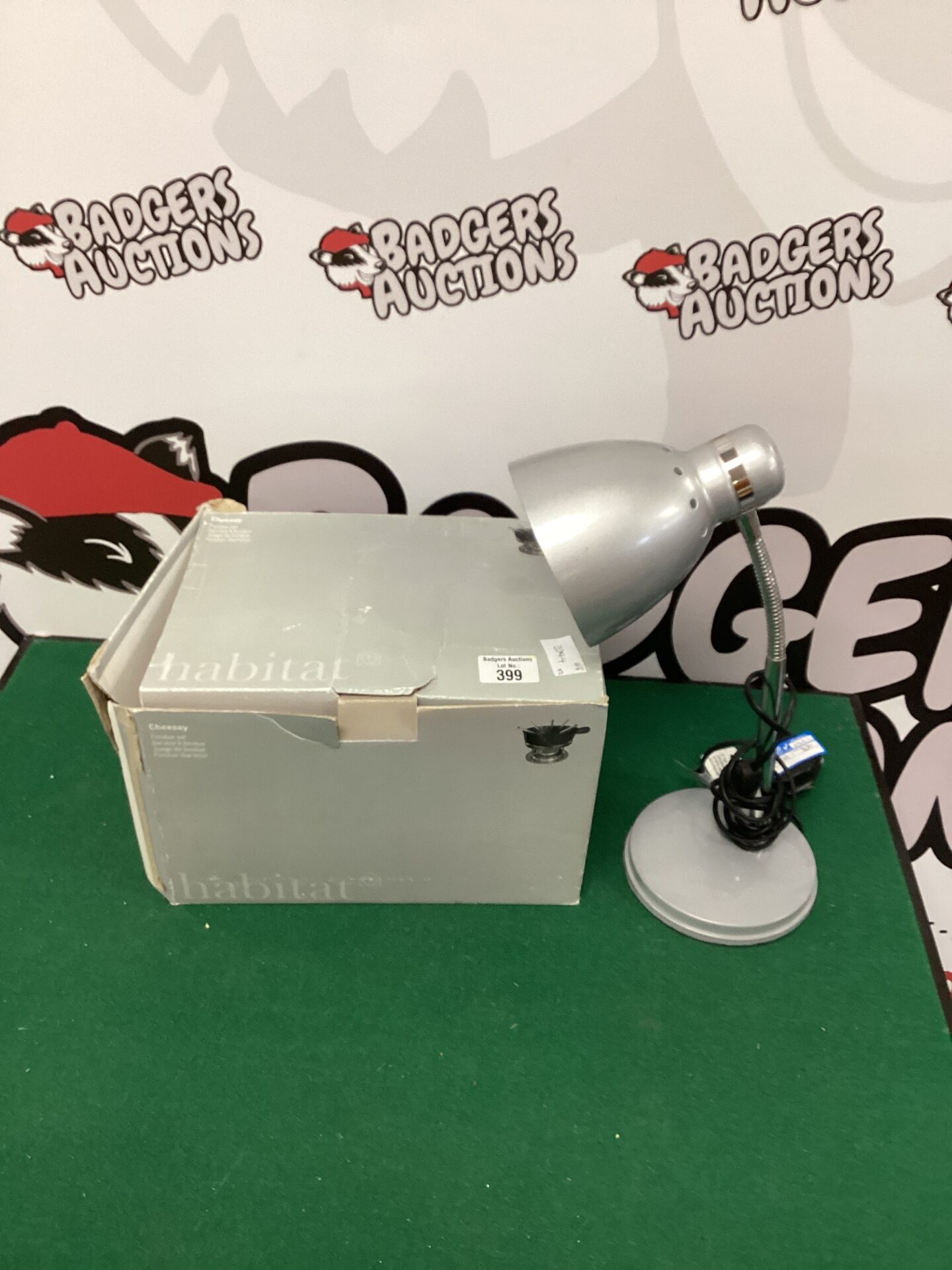 Habitat Fondue Set in box with Desk Lamp