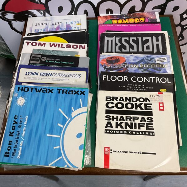 selection of 12" Vinyl records