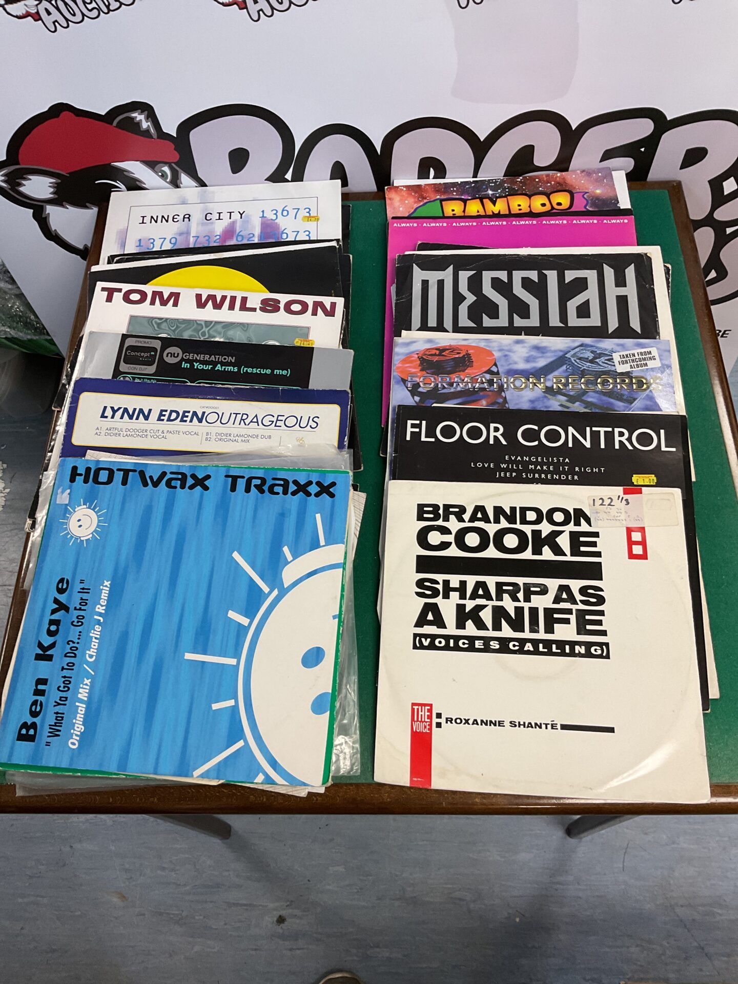 selection of 12" Vinyl records