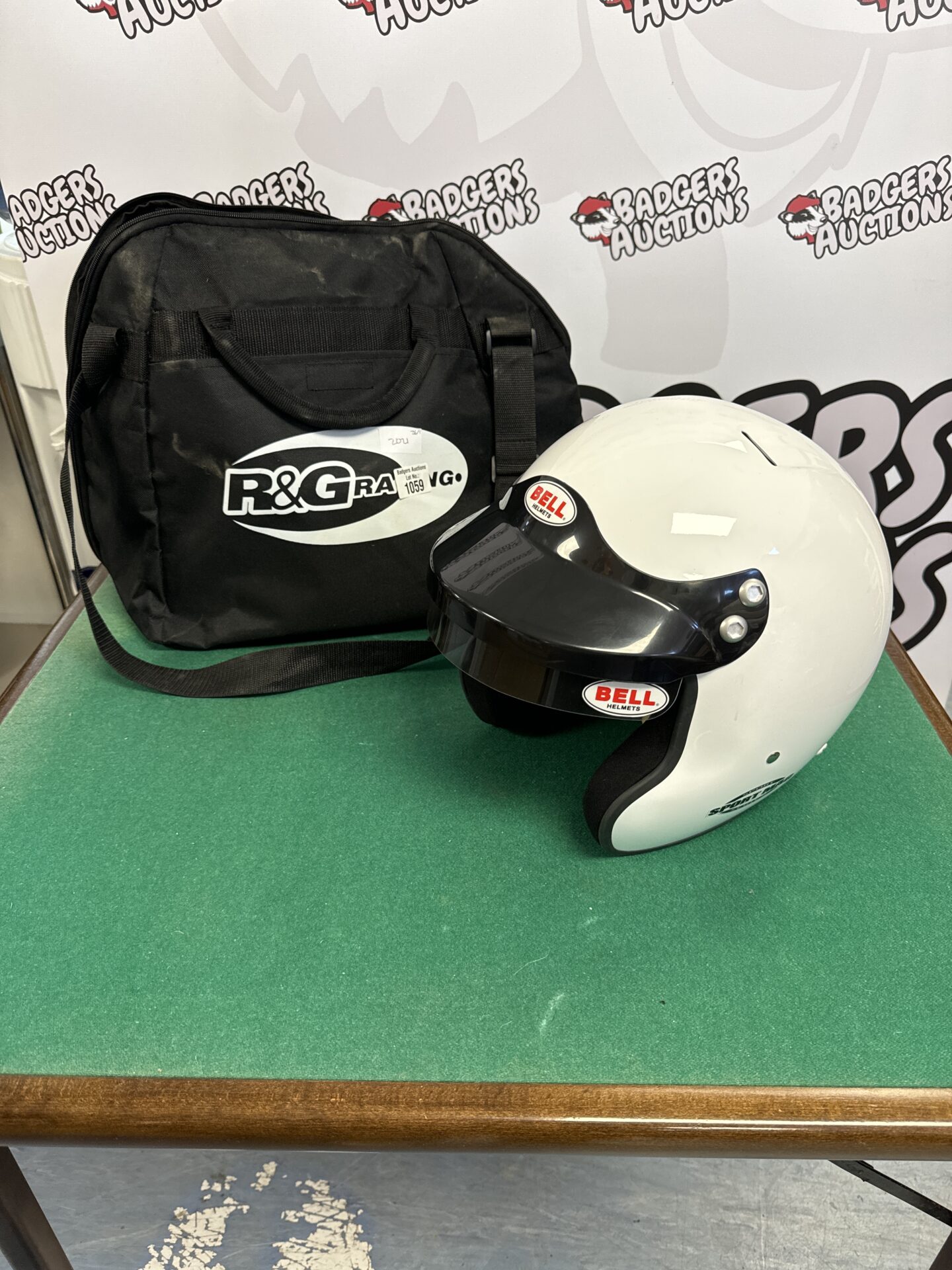 Bell sport mag open faced motorcycle helmet size 59 M