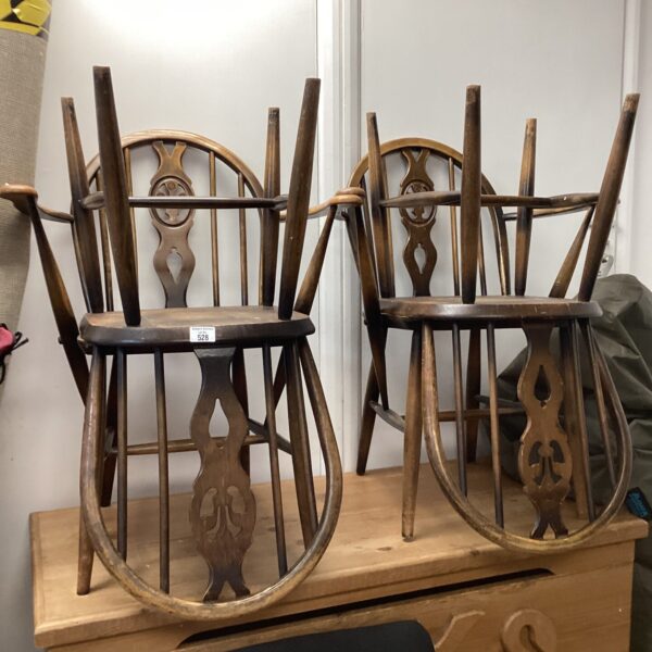 Four ercol dining chairs