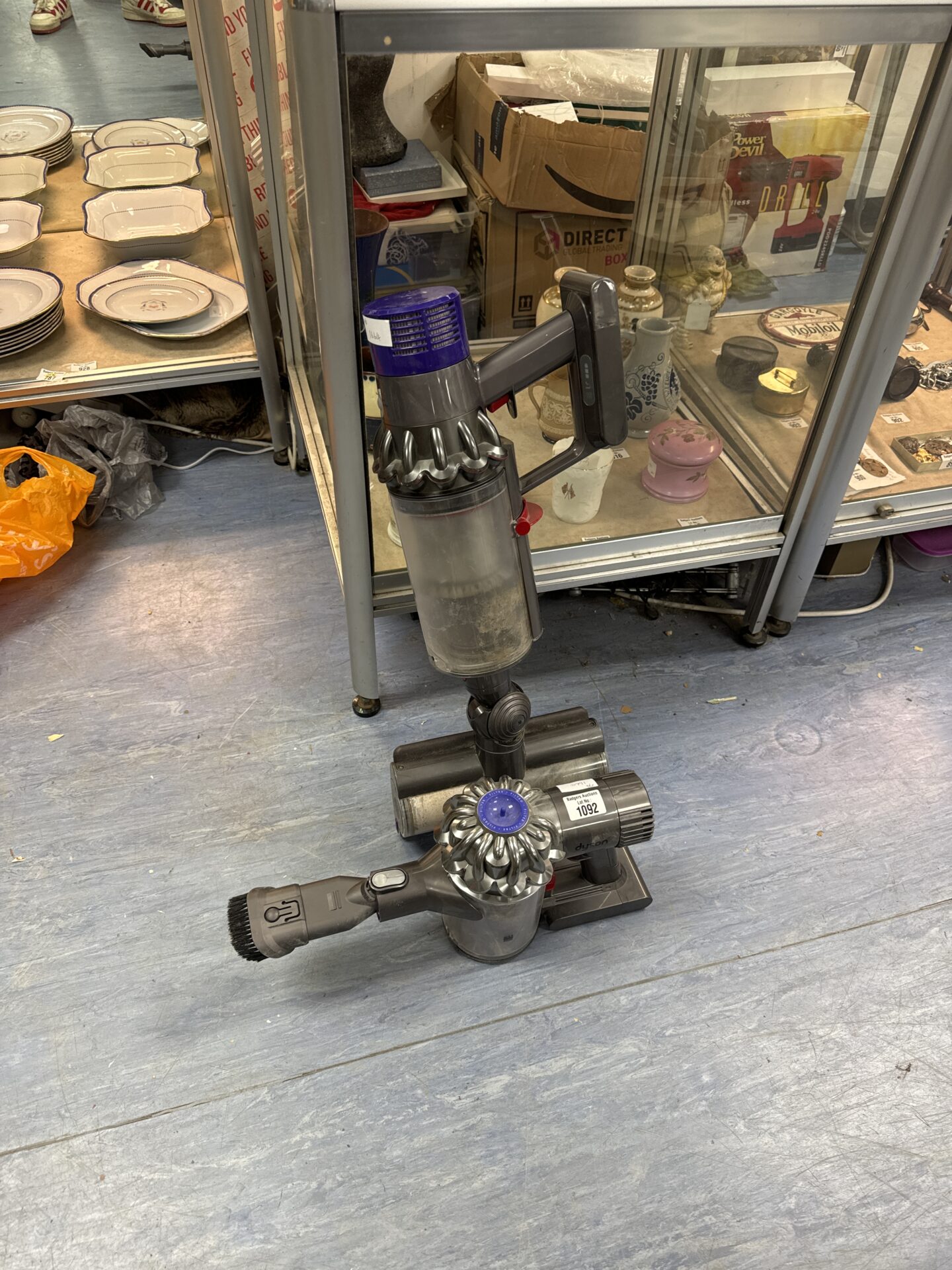 Two Dyson handheld hoovers - working but no chargers