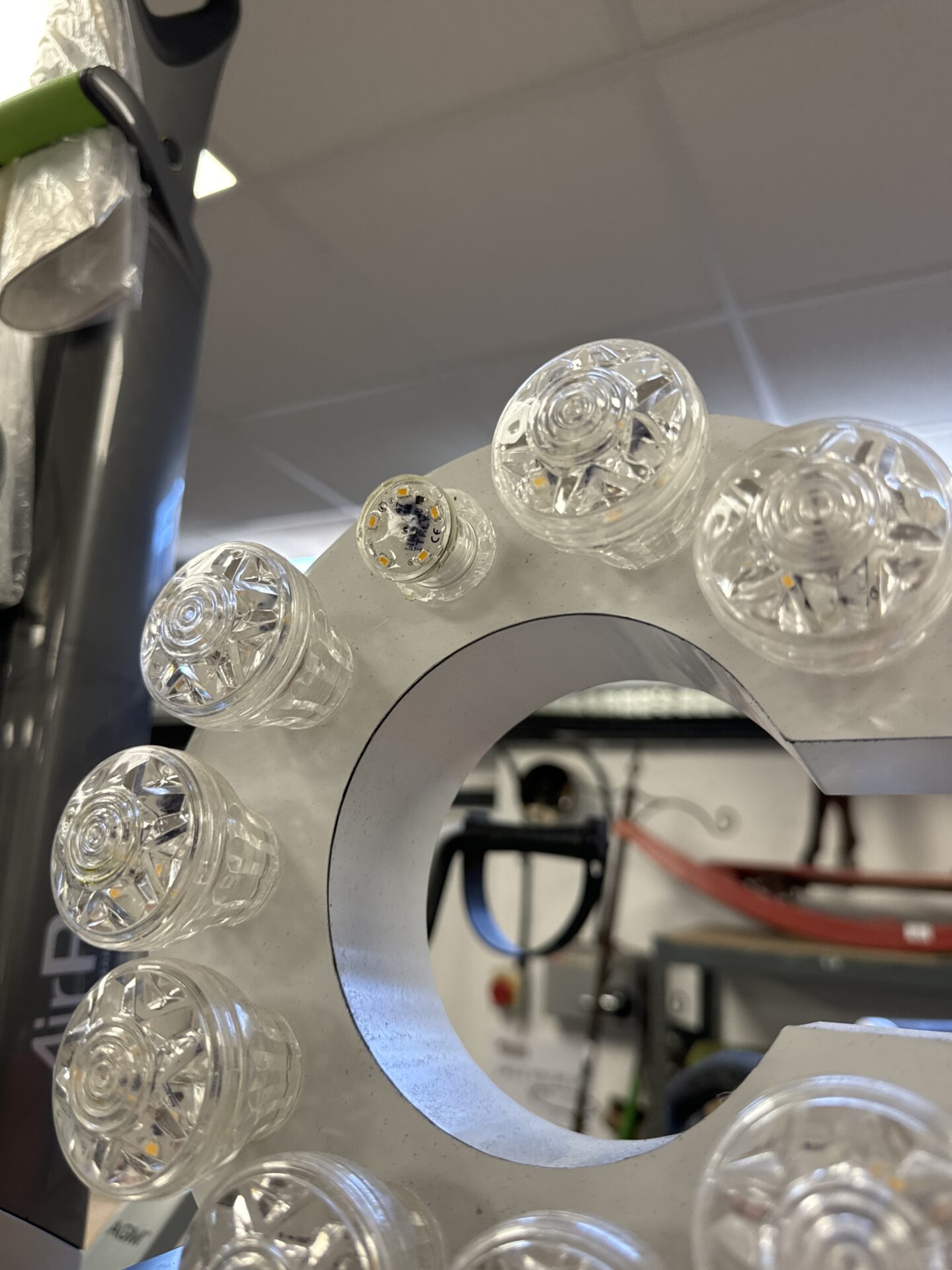 Light up candy store sign 39” length - working, missing some caps from lights - Image 2