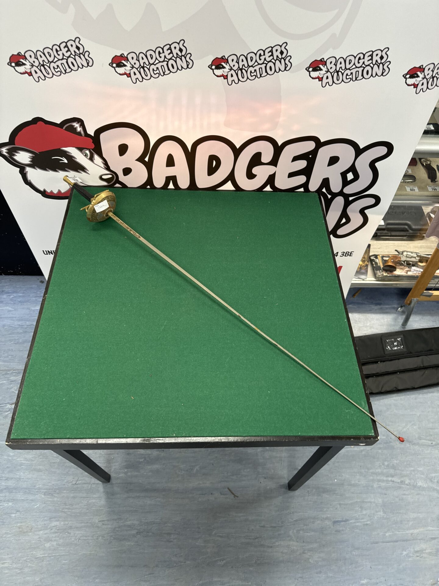 Vintage Spanish Toledo style decorative sword