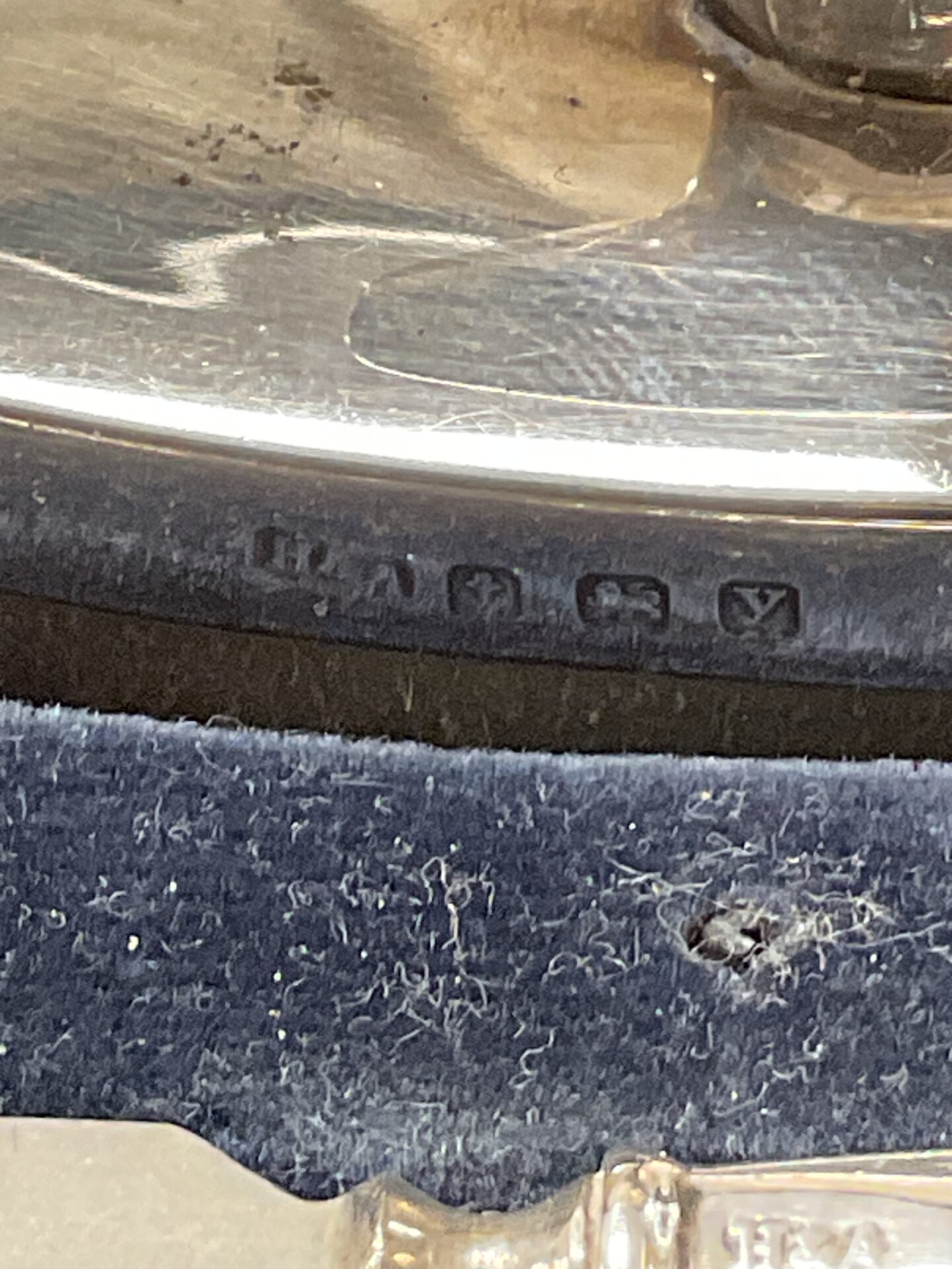 cased hallmarked silver manicure set (replacement scissors) - Image 2