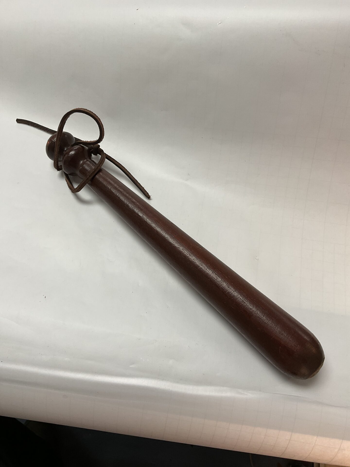 Vintage Heavy Police Wooden Truncheon