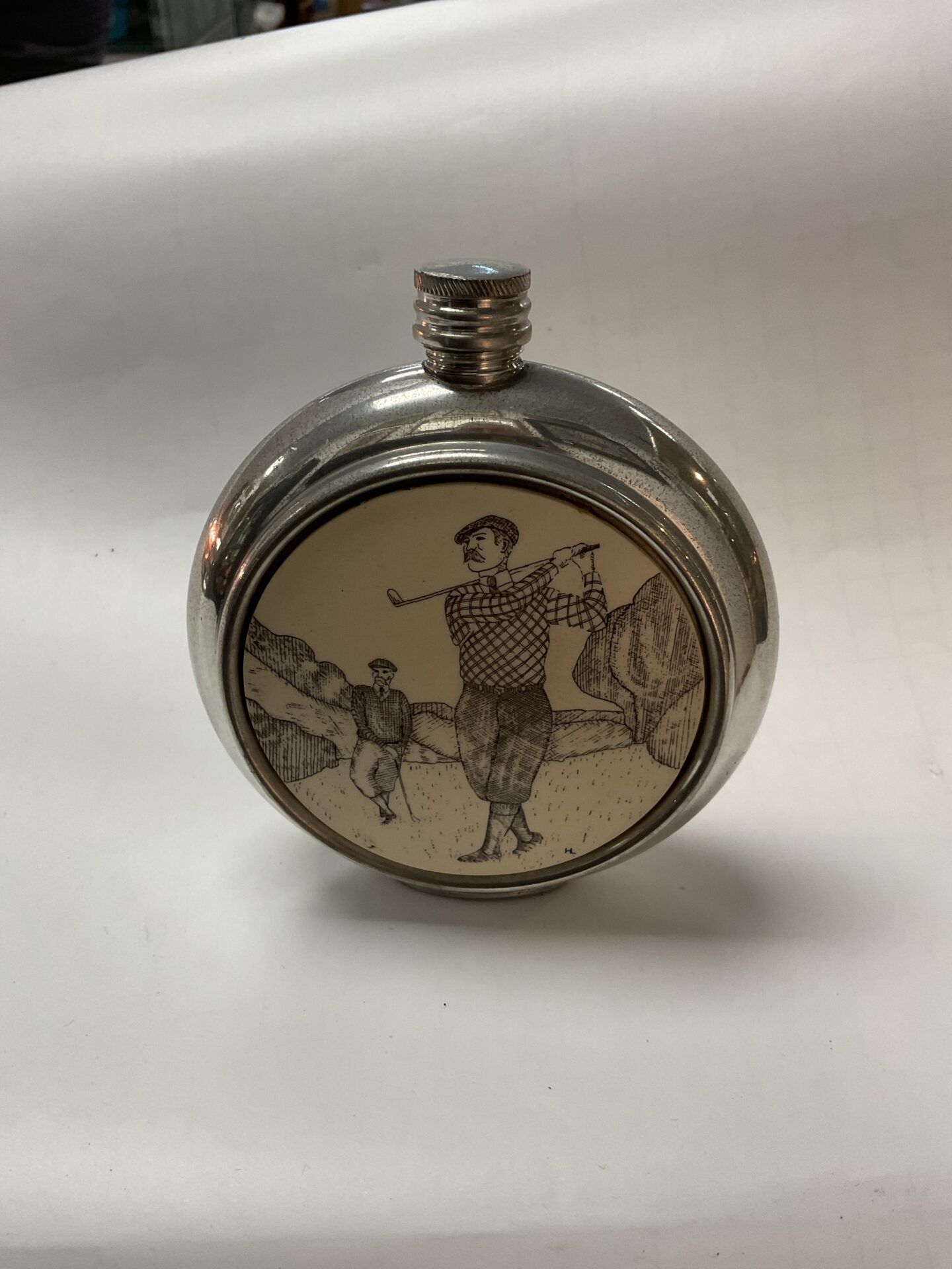 4” Golfers Golf Bag Flask