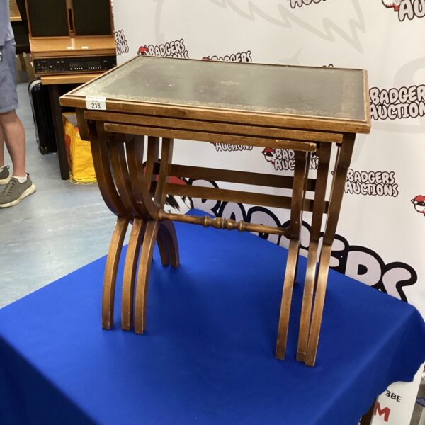 Mahogany Scissor Legged Nest of Tables