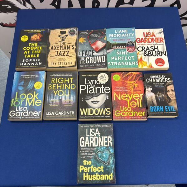 Selection of fiction books