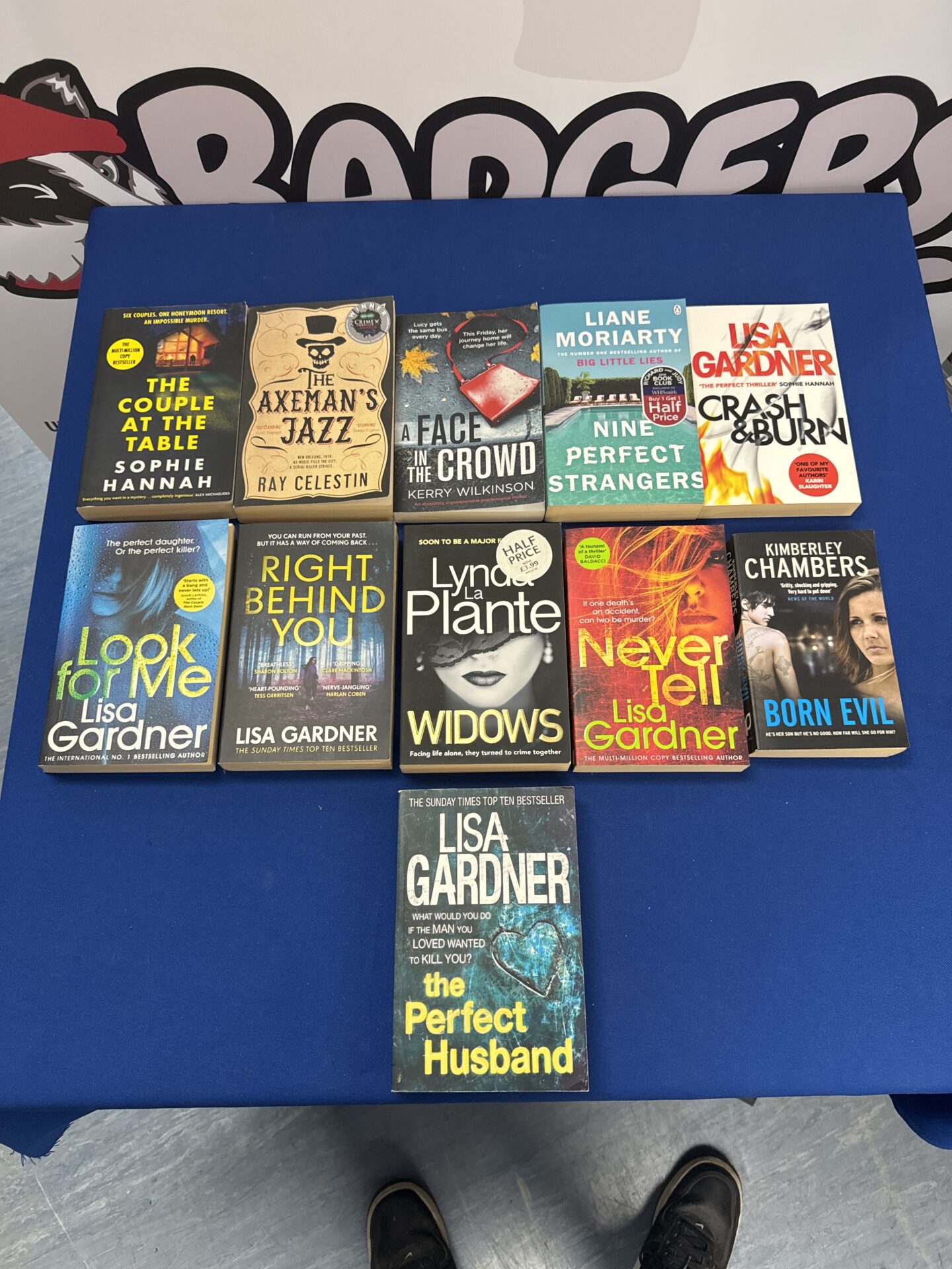 Selection of fiction books