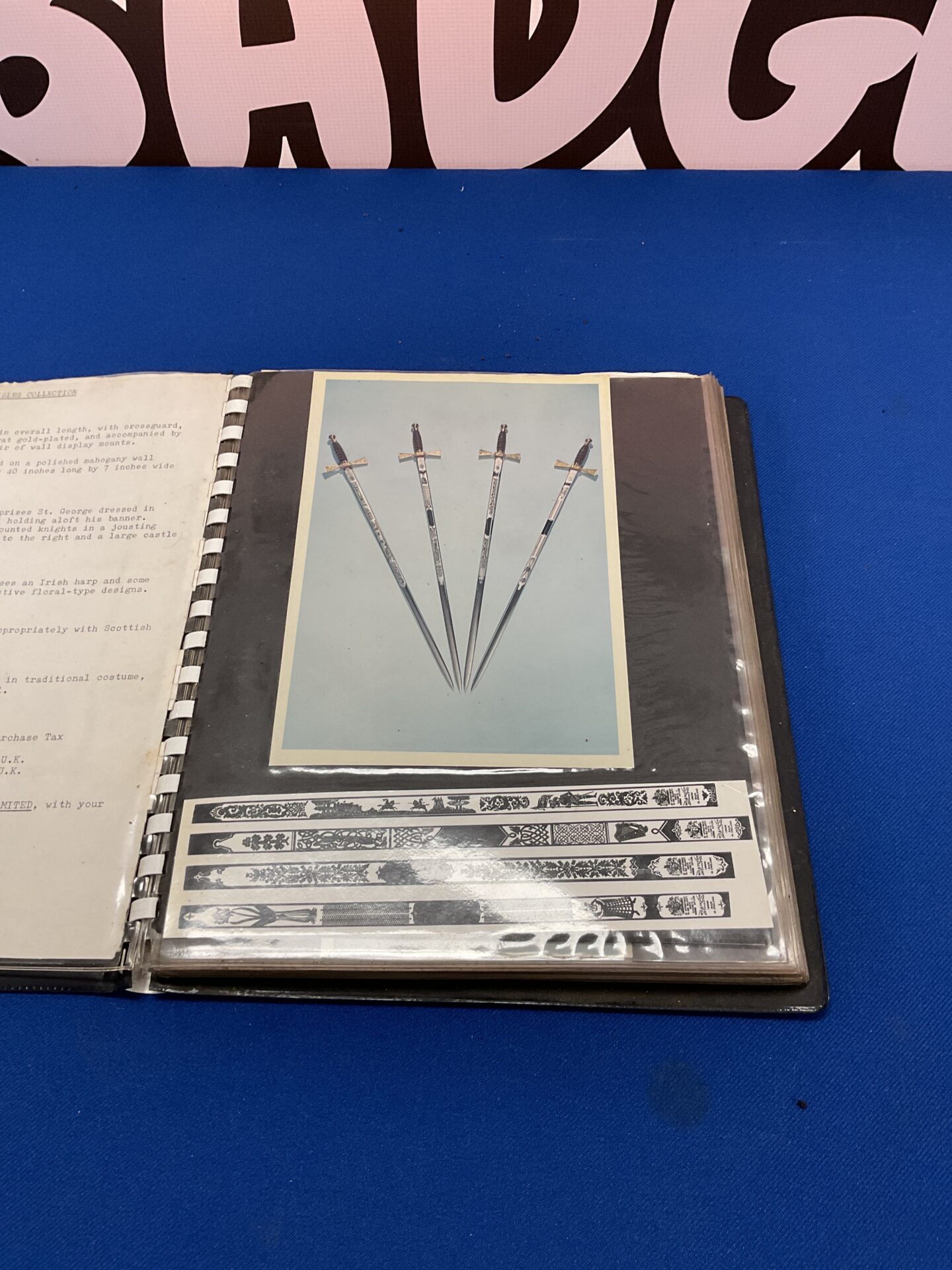 Wilkinson Sword Salesman’s Price Catalogue