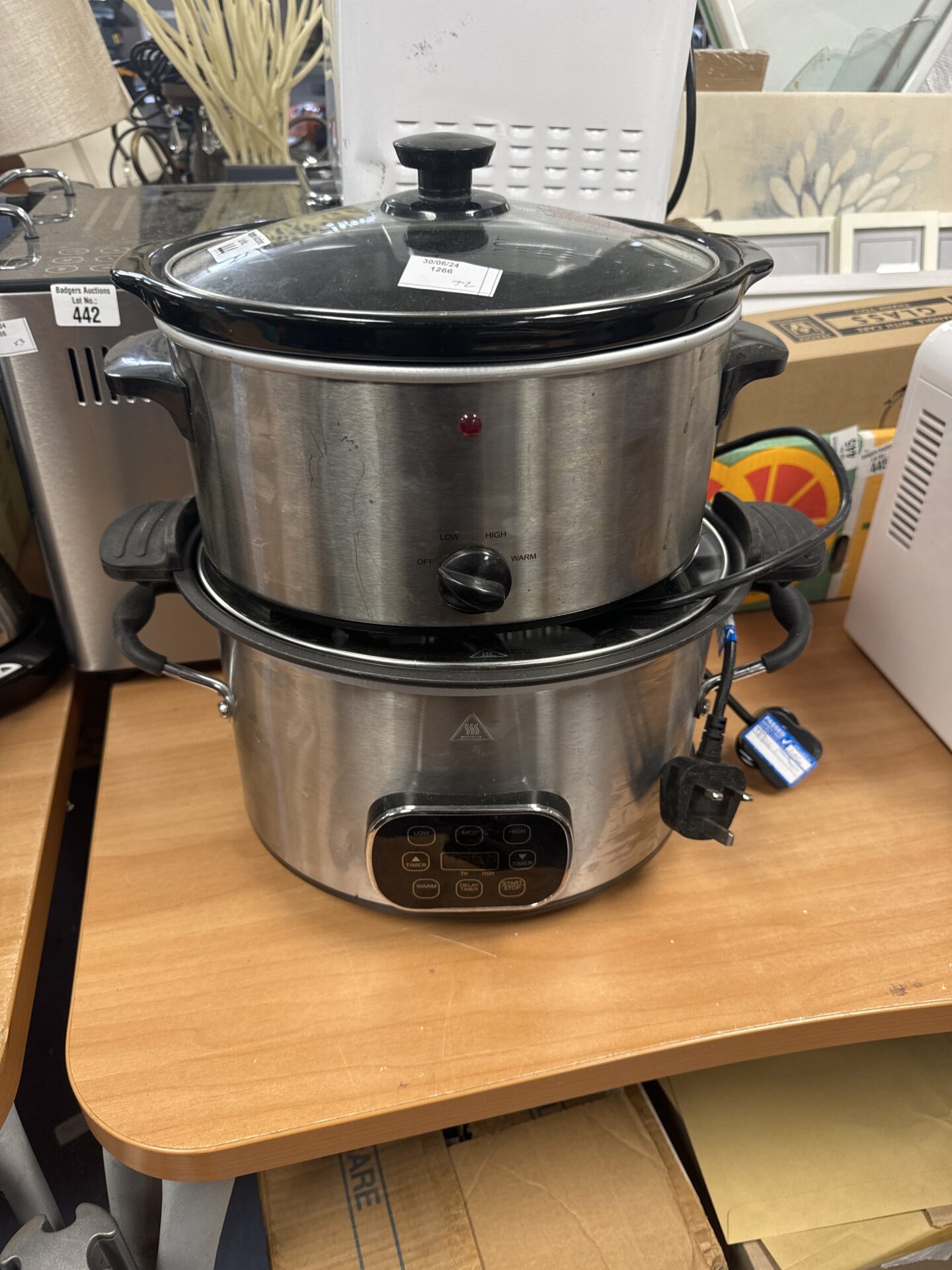 Two slow cookers - untested