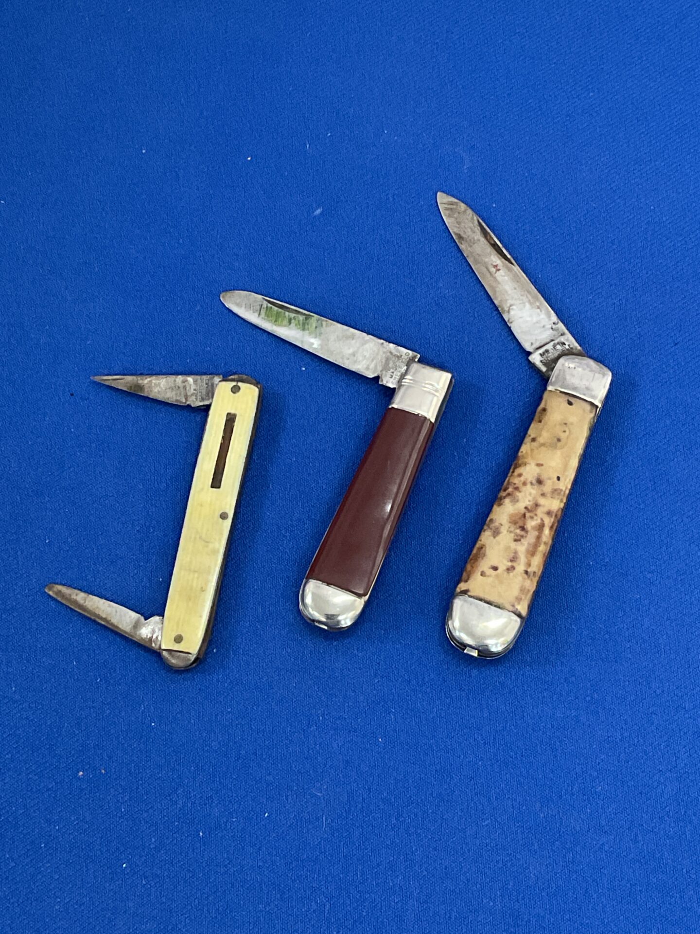 Three Vintage Pocket Knives