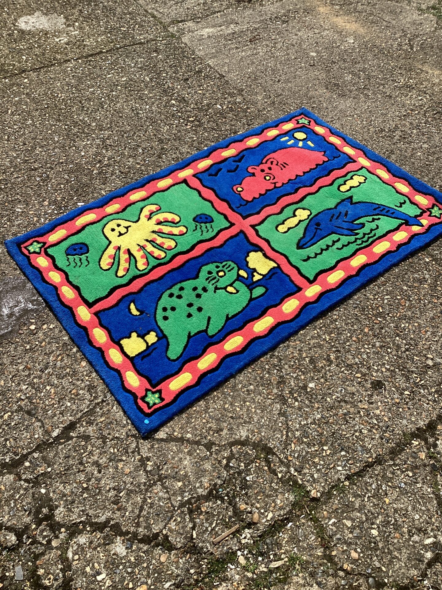 Water world design rug 92cm/152cm