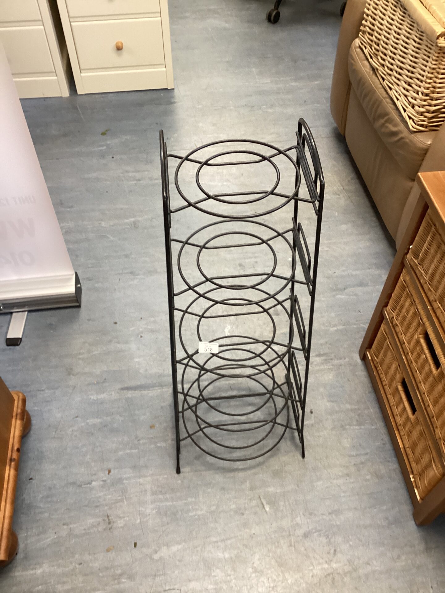 Five tier Metal framed pot stand