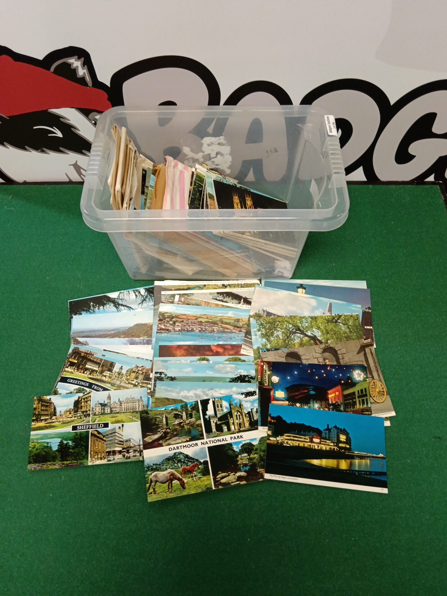 Selection of British postcards