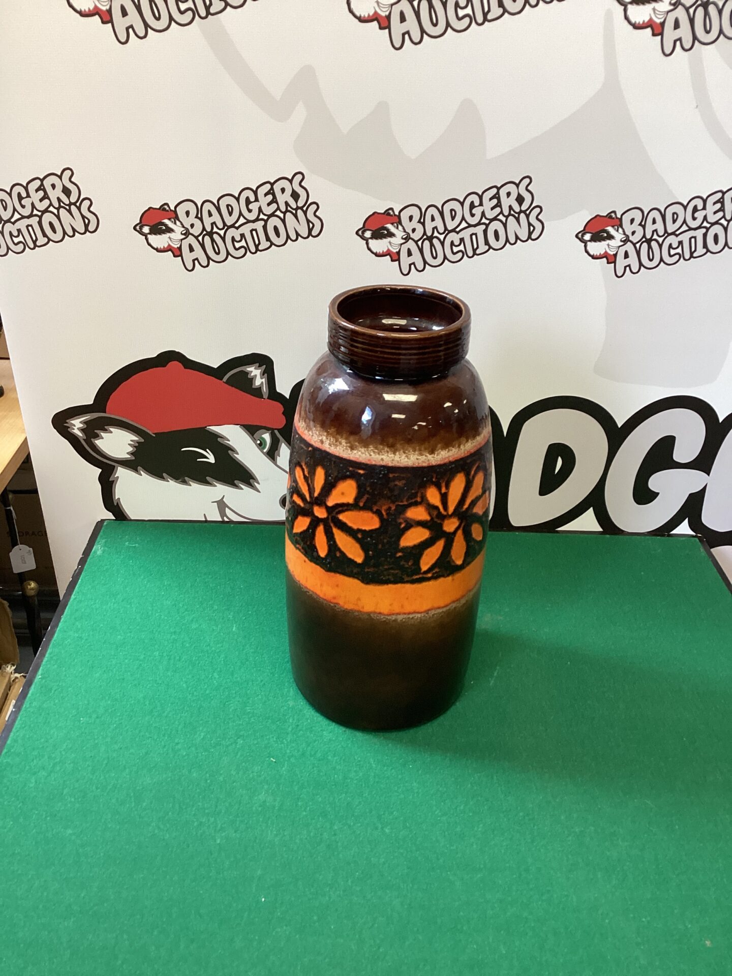 West German pottery Glazed Vase