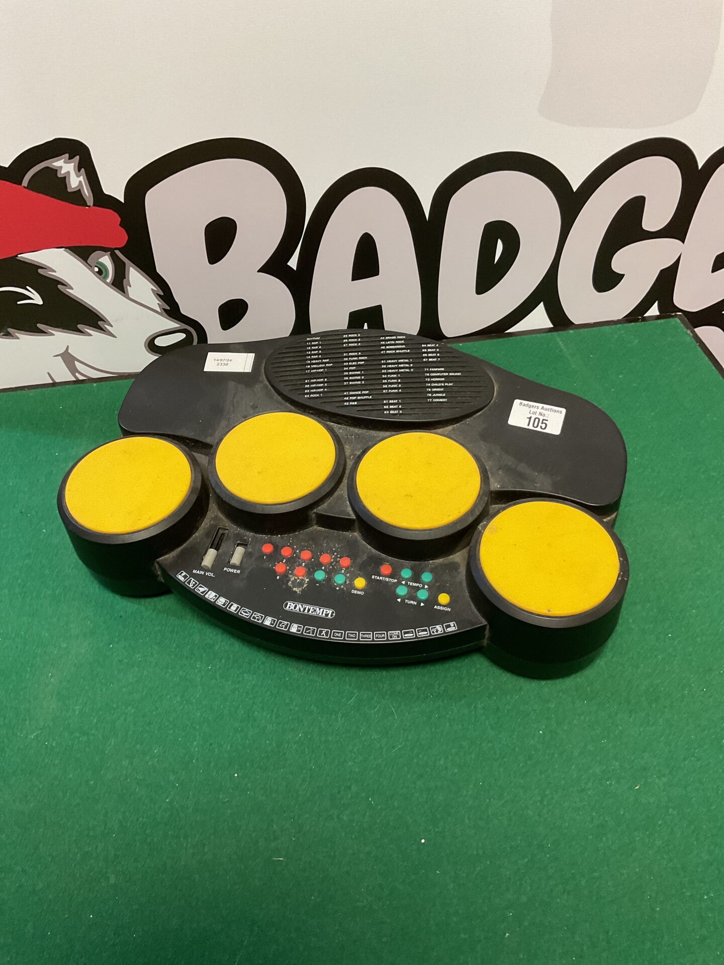 Bontempi drum machine