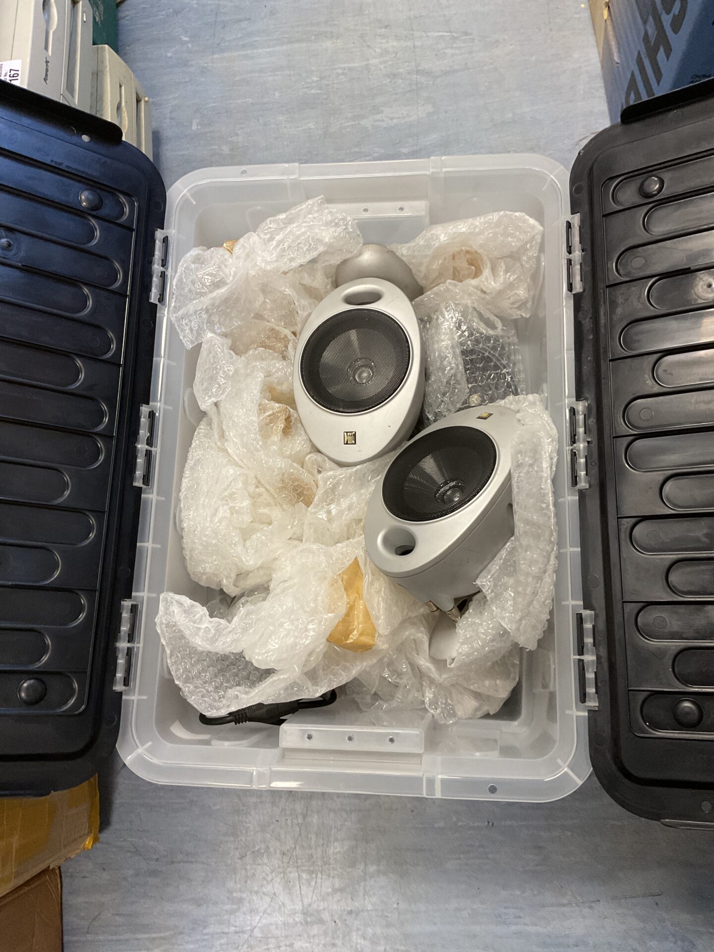 Collection of 6 KEF mini speakers