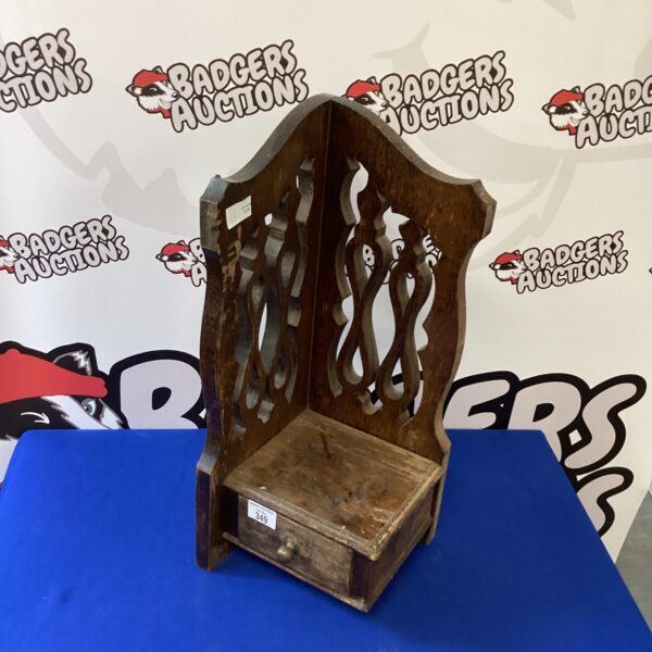 Vintage Wooden Corner Shelf