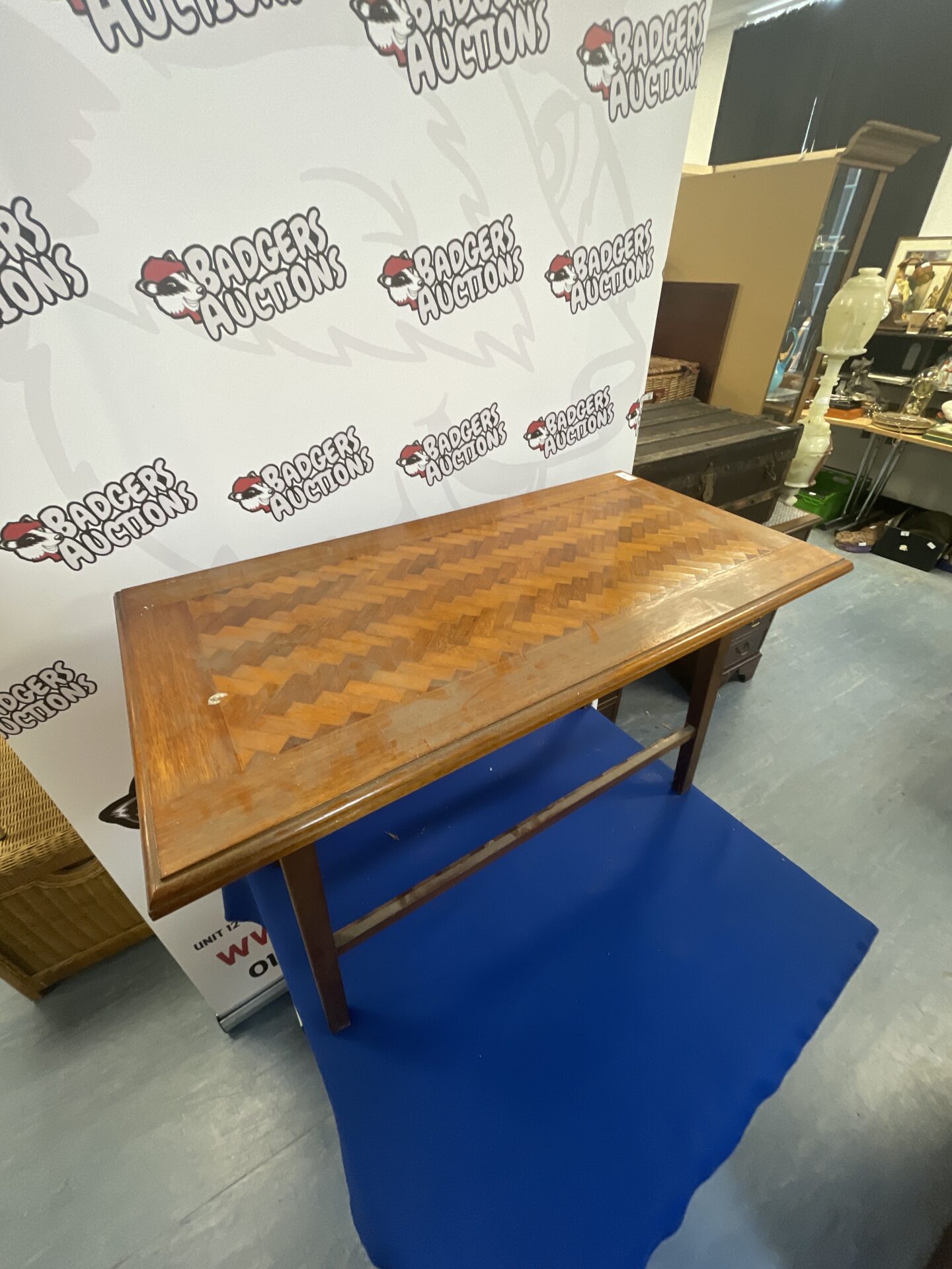 parquetry coffee table