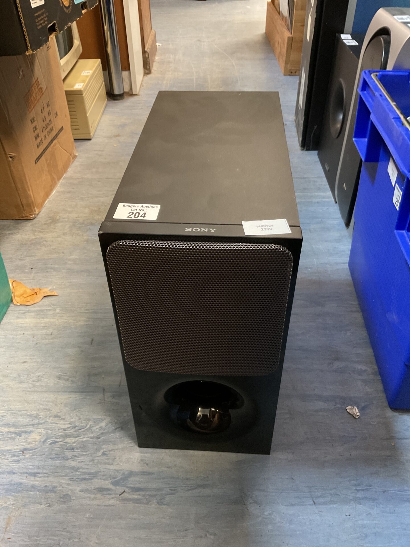 Sony active subwoofer
