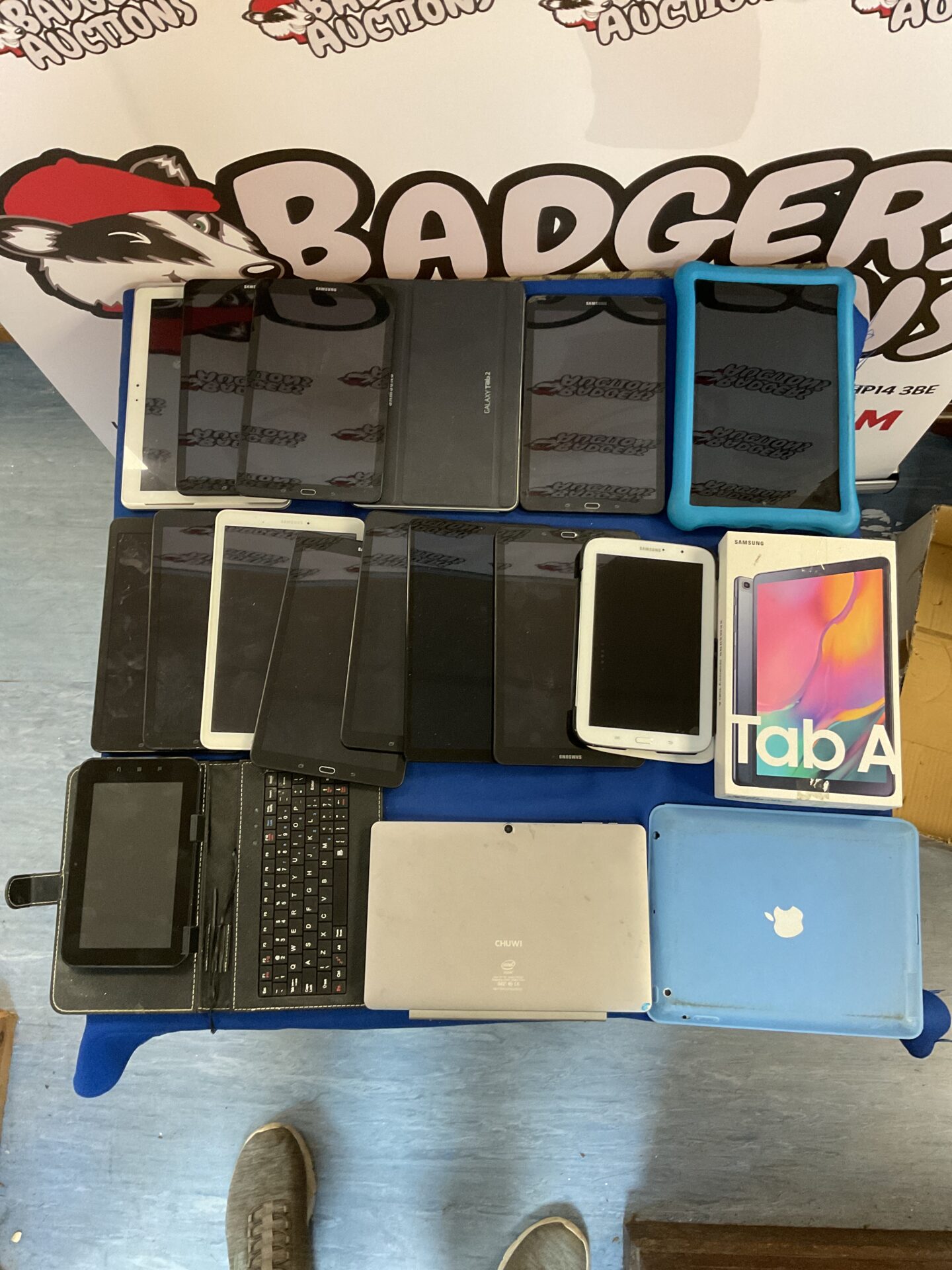 Collection of tablets mainly Samsung