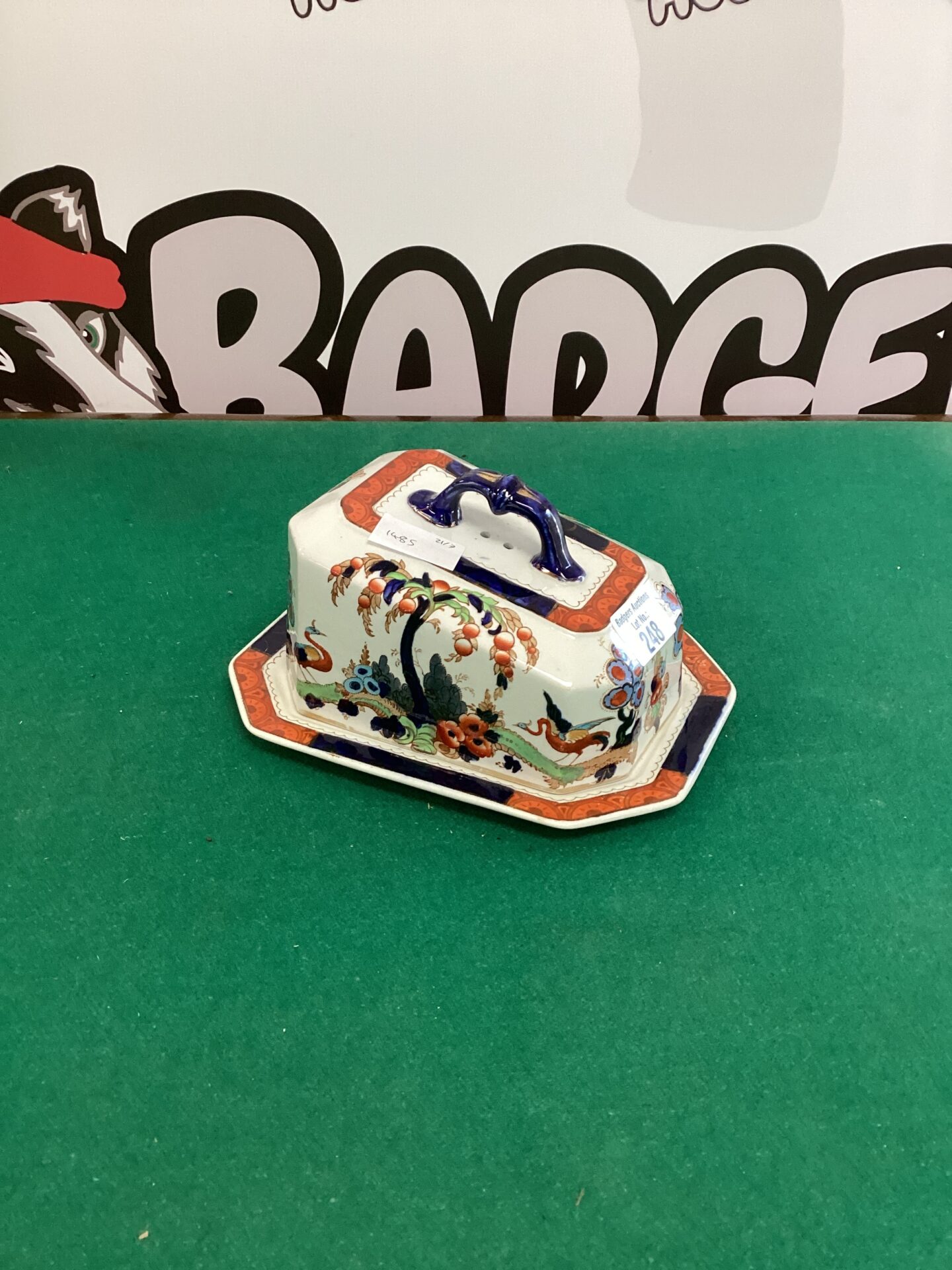 Vintage Burslem Art Deco Cheese Dish