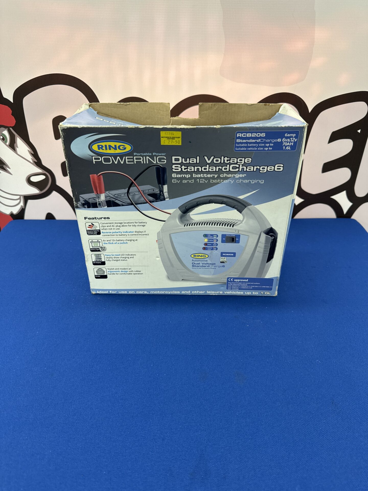 Ring 12v battery charger