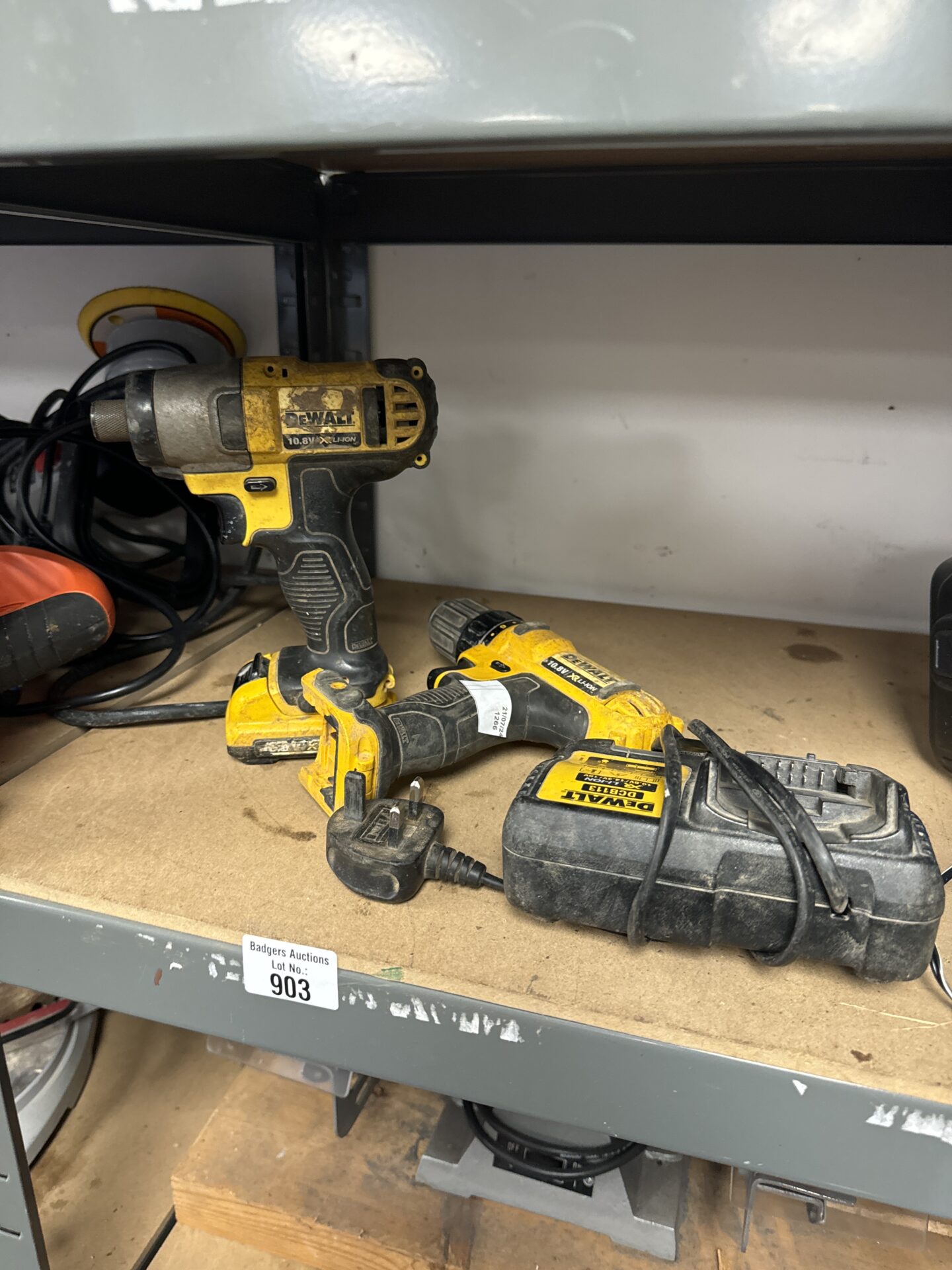 Two dewalt xr cordless tools with charger - untested