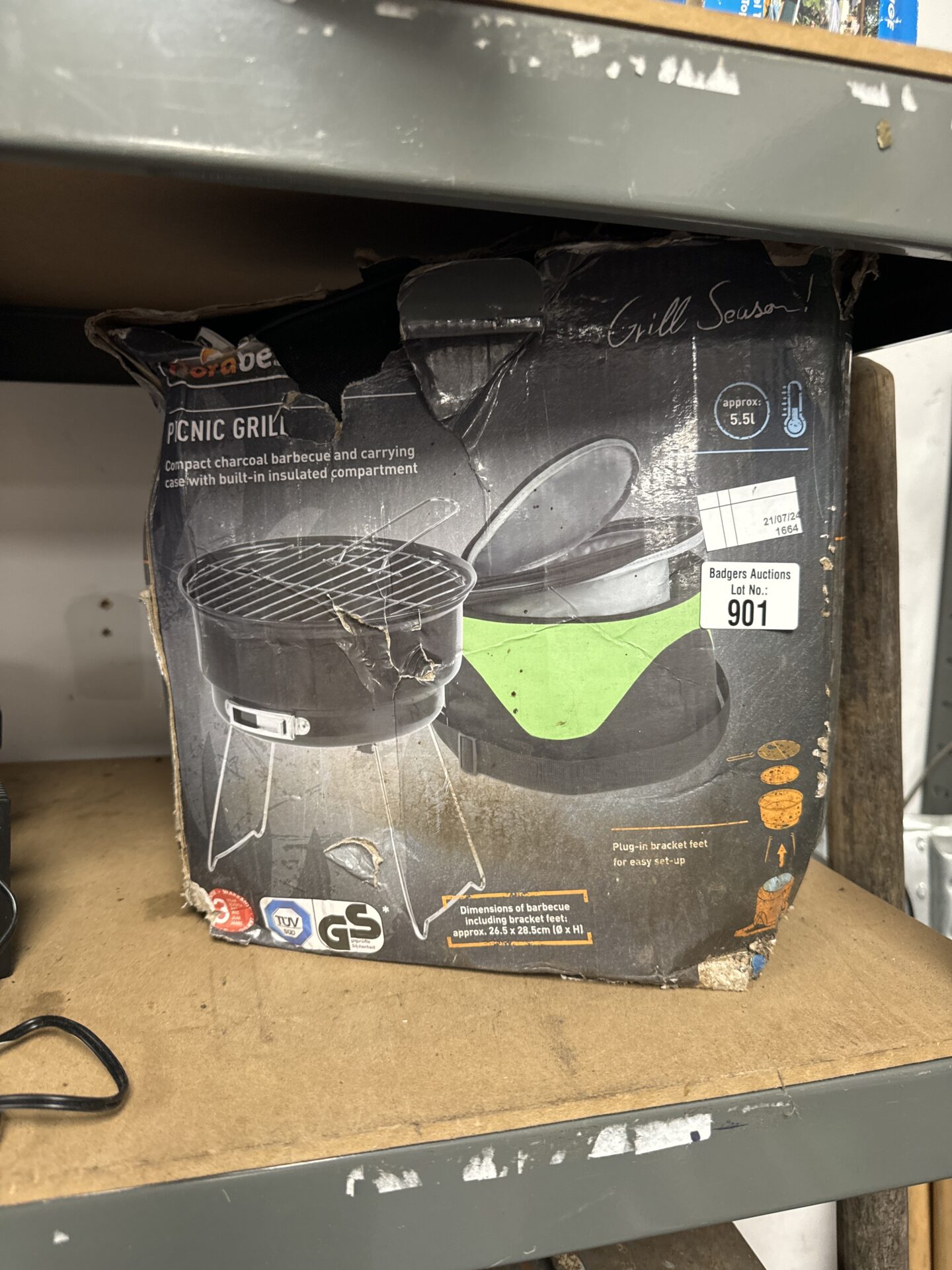 Florabest portable picnic barbecue - appears unused