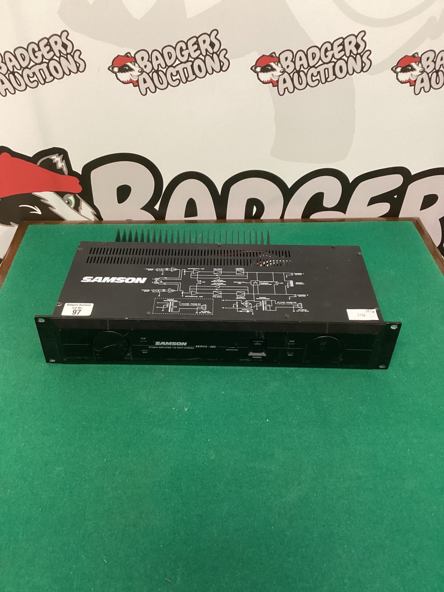 Samson Servo 260 Amplifier