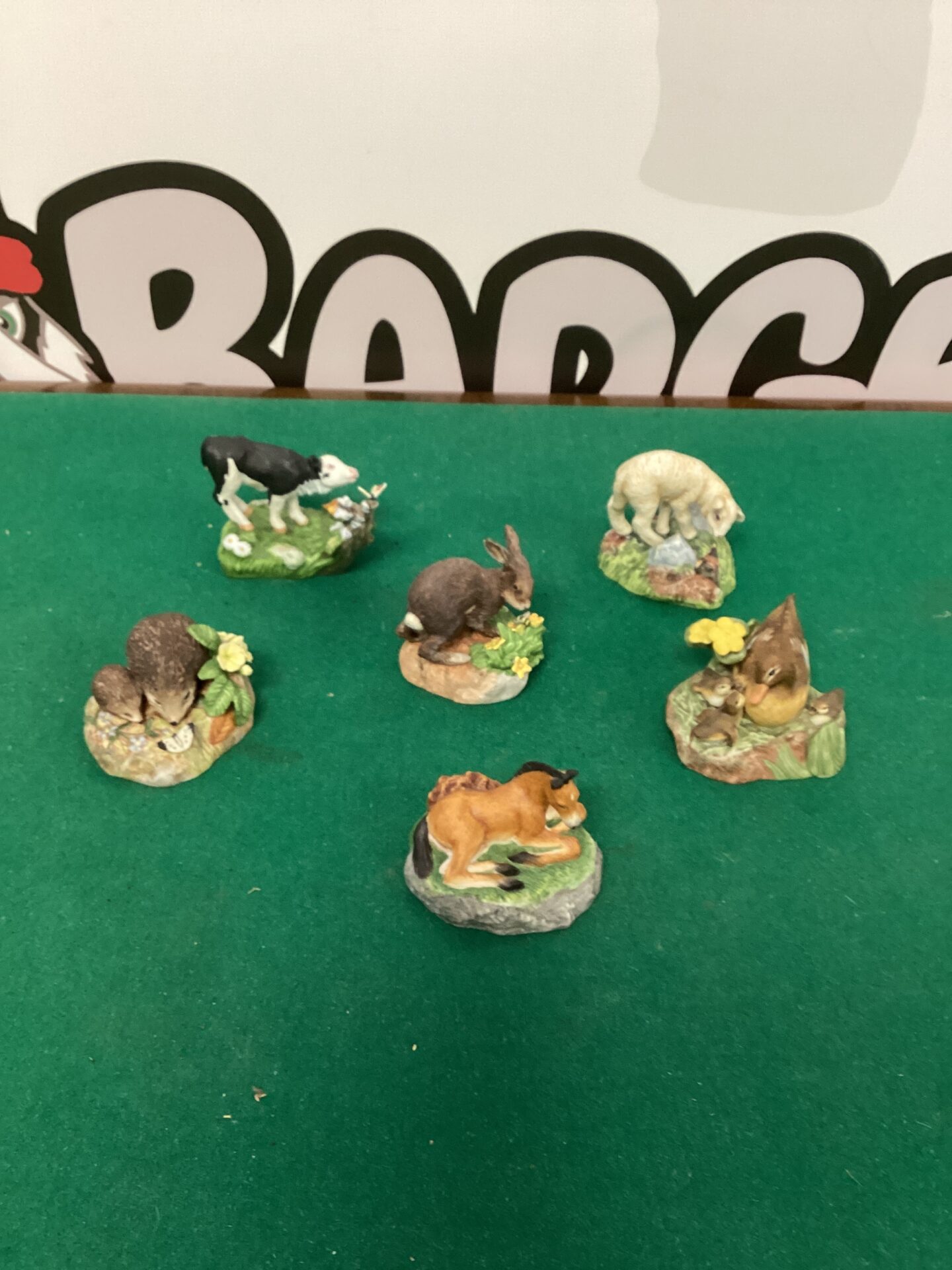 Selection of Peter Barrett animal Ornaments