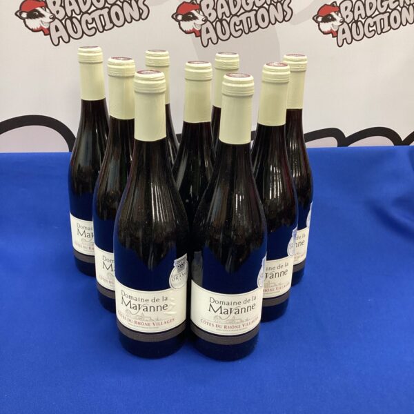 nine mayanne bottles of red Wine