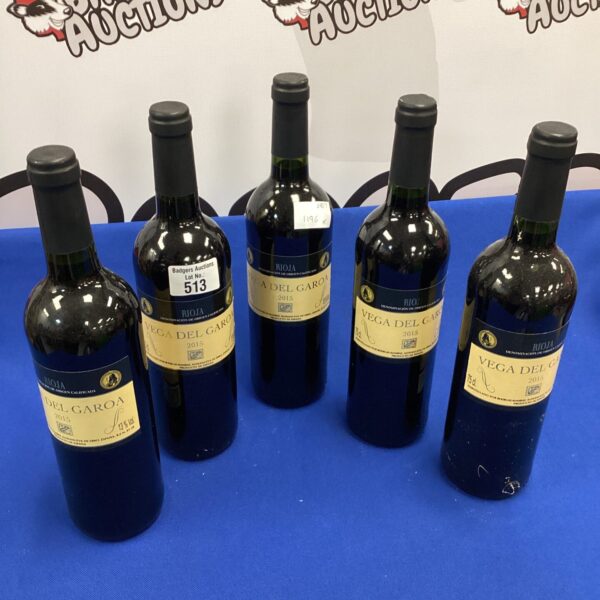 five bottles vega del garoa red Wine 2015