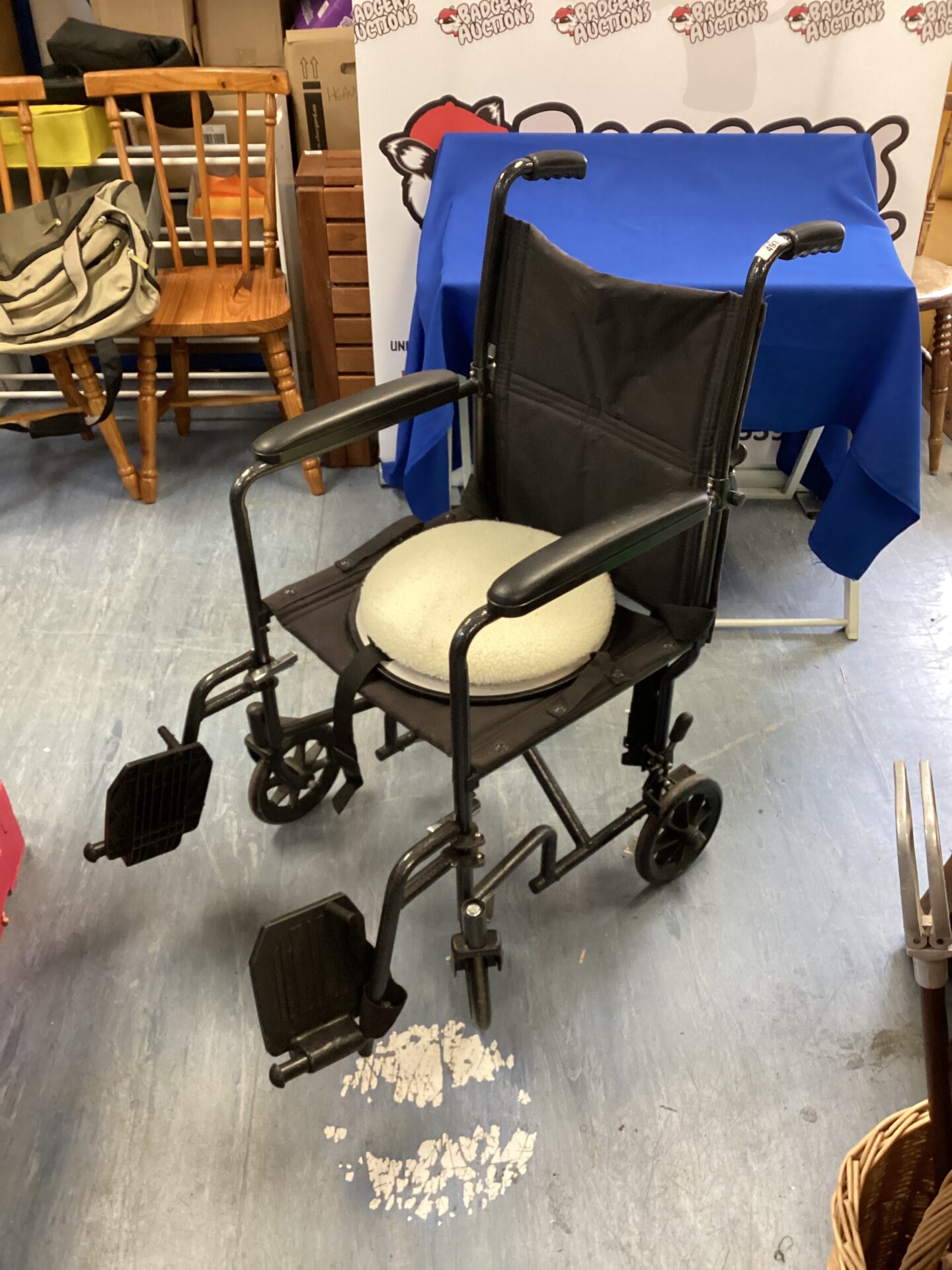 Careco wheel chair with swivel seat attachment