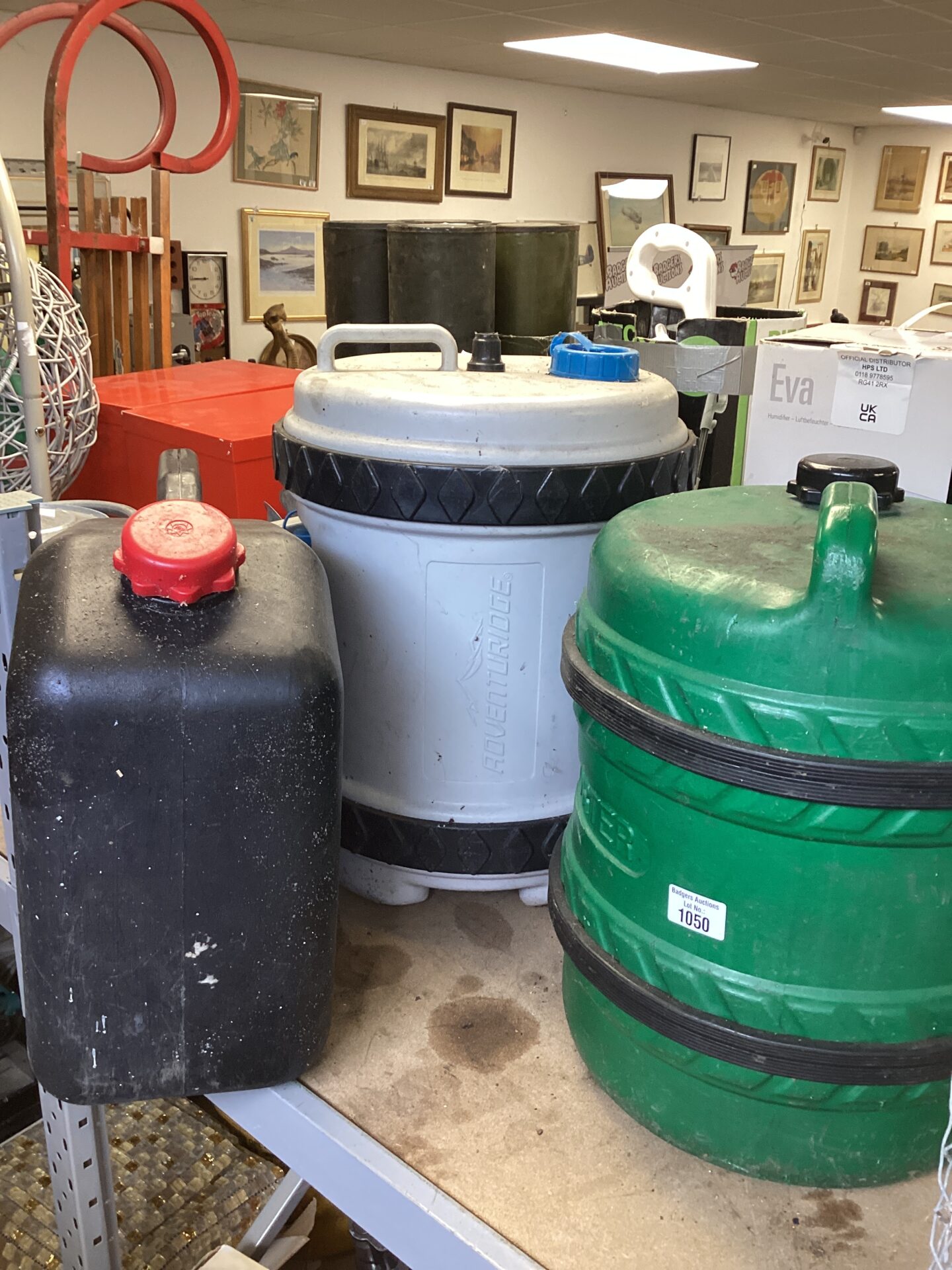 Three Camping Water Butts