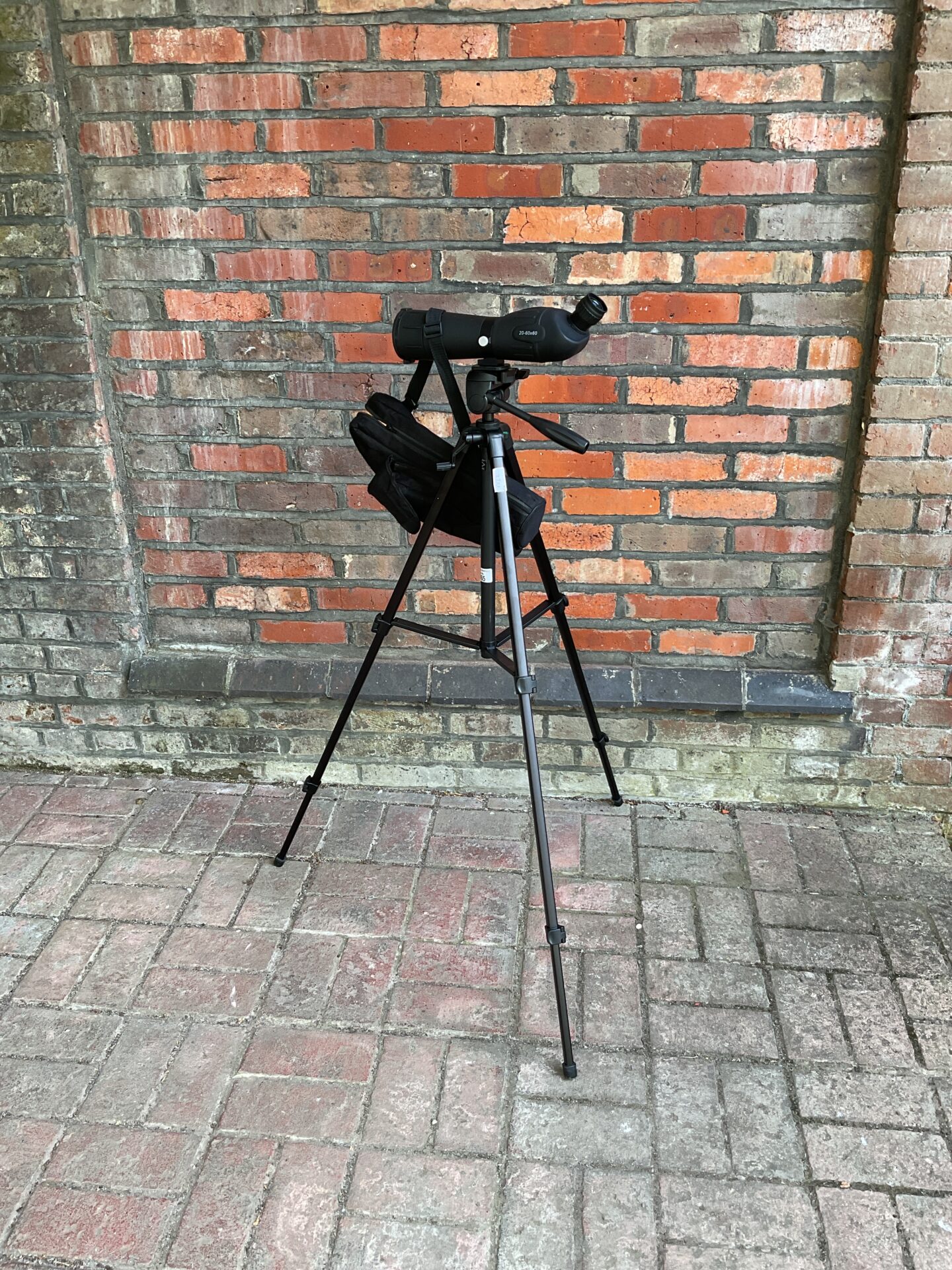 20-60x60 spotter scope with case & velbon tripod